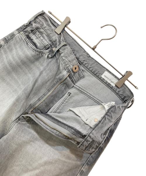upper hights（アッパーハイツ）upper hights (アッパーハイツ) THE TAYLOR カットオフワイドデニムパンツ グレー サイズ:27の古着・服飾アイテム