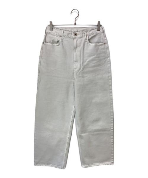 upper hights（アッパーハイツ）upper hights (アッパーハイツ) L'appartement (アパルトモン) 別注 THE LIVELY BONE WIDE DENIM パンツ グレー サイズ:26の古着・服飾アイテム