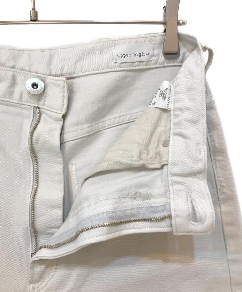 upper hights（アッパーハイツ）upper hights (アッパーハイツ) L'appartement (アパルトモン) 別注 THE LIVELY BONE WIDE DENIM パンツ グレー サイズ:26の古着・服飾アイテム