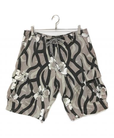 激レア　古着　old stuusy ハイビスカス　トライバルカモ　　 ショーツ 激レア 古着 old stuusy ハイビスカス トライバルカモ ショーツ