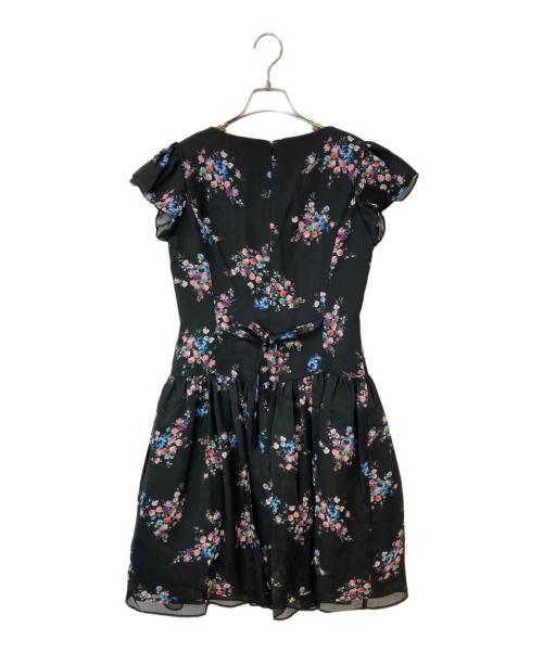 M'S GRACY（エムズグレイシー）M'S GRACY (エムズグレイシー) 花柄ノースリーブワンピース ブラック サイズ:40の古着・服飾アイテム