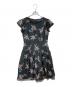 M'S GRACY（エムズグレイシー）の古着「花柄ノースリーブワンピース」｜ブラック