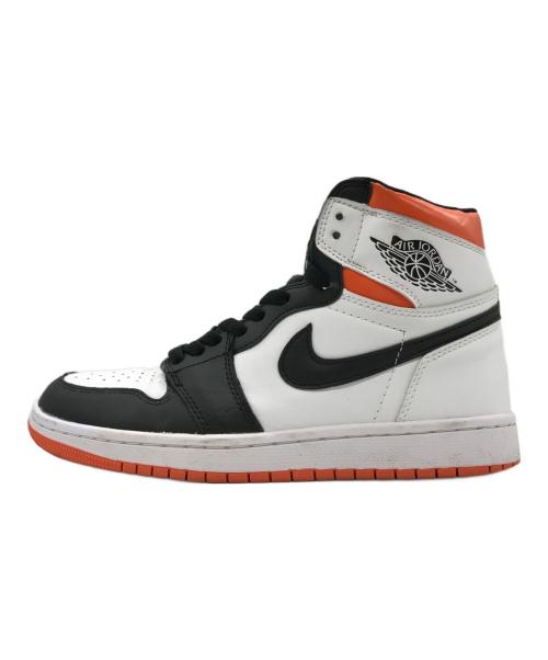 NIKE（ナイキ）NIKE (ナイキ) AIR JORDAN 1 RETRO HIGH OG(エア ジョーダン 1 レトロ ハイ オリジナル)/ハイカットスニーカー WHITE/BLACK-ELECTRO ORANGE サイズ:US7の古着・服飾アイテム