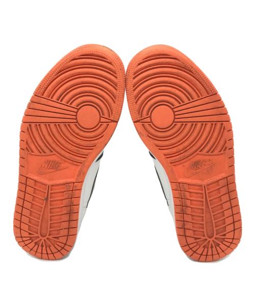 NIKE（ナイキ）NIKE (ナイキ) AIR JORDAN 1 RETRO HIGH OG(エア ジョーダン 1 レトロ ハイ オリジナル)/ハイカットスニーカー WHITE/BLACK-ELECTRO ORANGE サイズ:US7の古着・服飾アイテム