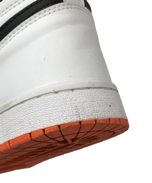 NIKE（ナイキ）NIKE (ナイキ) AIR JORDAN 1 RETRO HIGH OG(エア ジョーダン 1 レトロ ハイ オリジナル)/ハイカットスニーカー WHITE/BLACK-ELECTRO ORANGE サイズ:US7の古着・服飾アイテム