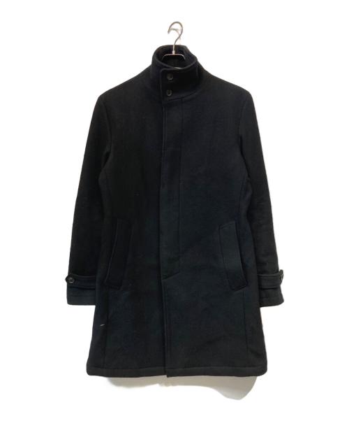 Junhashimoto（ジュンハシモト）junhashimoto (ジュンハシモト) STAND COLLAR CORT ブラック サイズ:3の古着・服飾アイテム