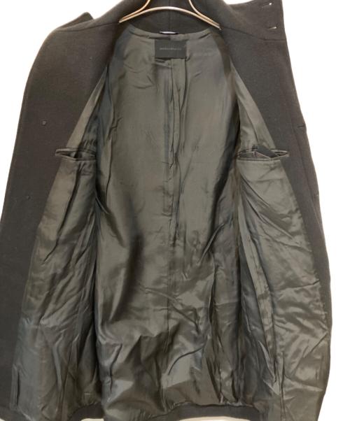 Junhashimoto（ジュンハシモト）junhashimoto (ジュンハシモト) STAND COLLAR CORT ブラック サイズ:3の古着・服飾アイテム