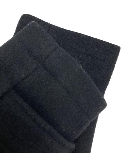 Junhashimoto（ジュンハシモト）junhashimoto (ジュンハシモト) STAND COLLAR CORT ブラック サイズ:3の古着・服飾アイテム