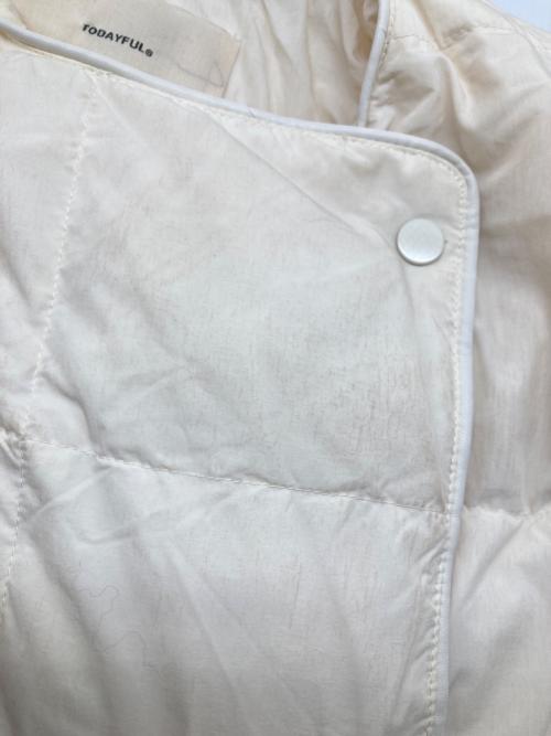 TODAYFUL（トゥデイフル）TODAYFUL (トゥデイフル) キルティングダウンコート アイボリー サイズ:Sの古着・服飾アイテム