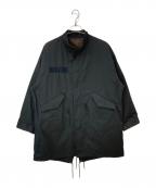 Adam et Ropeアダム エ ロペ）の古着「M-65 ビッグシルエット モッズコート中綿ライナーセット」｜ブラック