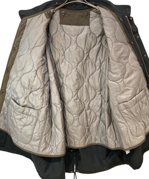 Adam et Rope（アダム エ ロペ）Adam et Rope (アダム エ ロペ) M-65 ビッグシルエット モッズコート中綿ライナーセット ブラック サイズ:Mの古着・服飾アイテム