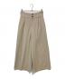 HUMAN WOMAN（ヒューマンウーマン）の古着「シェルタリングドライオックスパンツ」｜ベージュ