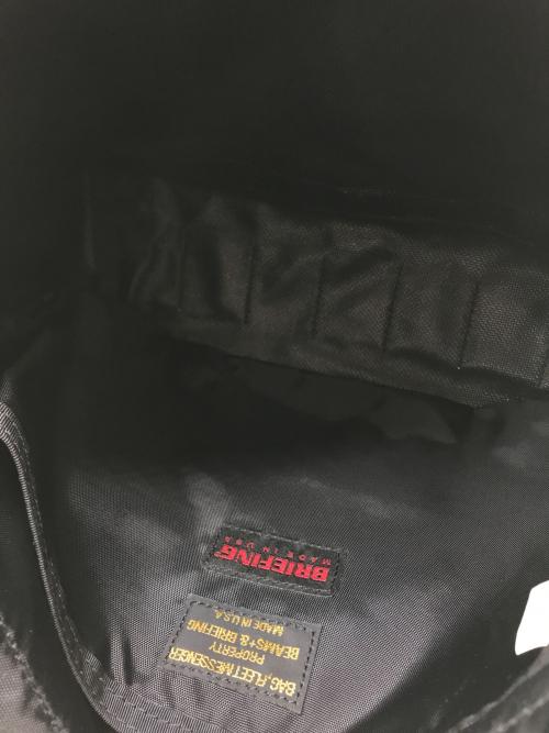BRIEFING（ブリーフィング）BRIEFING (ブリーフィング) BEAMS PLUS (ビームスプラス) 別注 FLEET MESSENGER BAG ブラック サイズ:-の古着・服飾アイテム