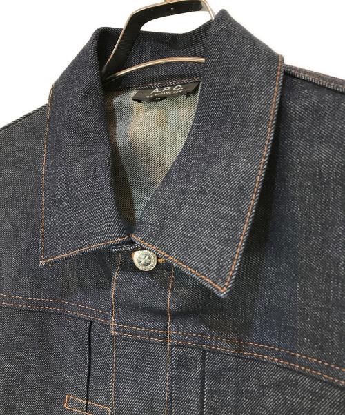 A.P.C.（アーペーセー）A.P.C. (アーペーセー) DENIM BRUT BLOUSON インディゴ サイズ:Mの古着・服飾アイテム