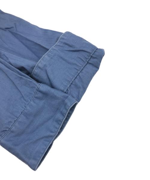 TENDERLOIN（テンダーロイン）TENDERLOIN (テンダーロイン) ヘリンボーン ワークシャツ ブルー サイズ:XLの古着・服飾アイテム