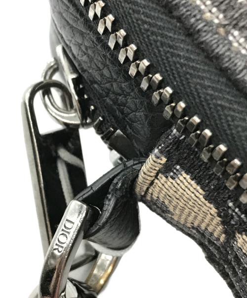 Dior（ディオール）Dior (ディオール) ジップポーチ ディオール オブリーク ジャカード アイボリー サイズ:-の古着・服飾アイテム