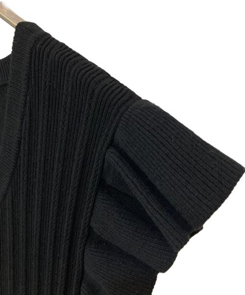 nowartt（ノワート）nowartt (ノワート) LOVELESS (ラブレス) ニットコンビドレス ブラック サイズ:38の古着・服飾アイテム