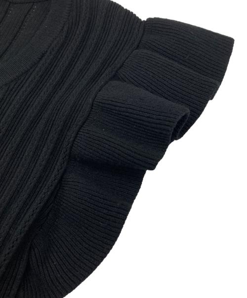 nowartt（ノワート）nowartt (ノワート) LOVELESS (ラブレス) ニットコンビドレス ブラック サイズ:38の古着・服飾アイテム