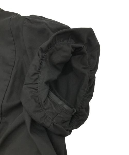 KEINA RITA（ケイナ リタ）KEINA RITA (ケイナ リタ) バンドカラーパフスリーブブラウス ブラック サイズ:36の古着・服飾アイテム