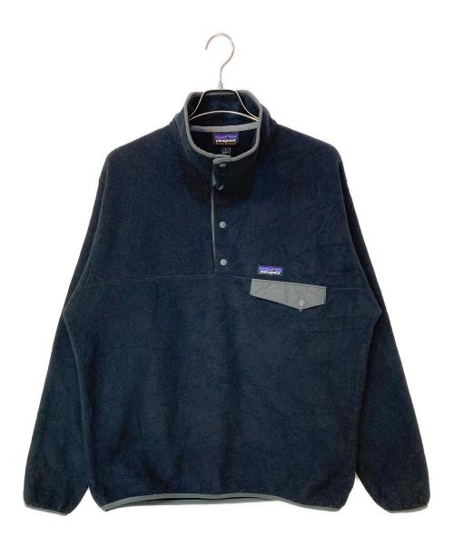 Patagonia（パタゴニア）Patagonia (パタゴニア) Lightweight SynchillaR Snap-TR Pullover(ライトウェイト シンチラ スナップT プルオーバー) ブラック サイズ:Lの古着・服飾アイテム