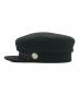 HERMES (エルメス) CASQUETTE FEMME CABOURG EN FIN ブラック サイズ:58：33000円