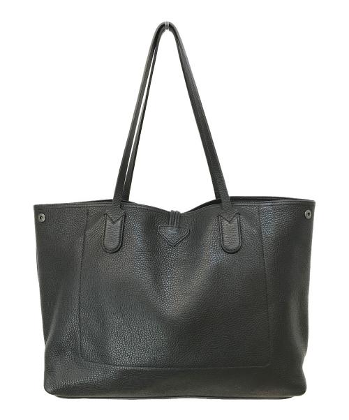 LONGCHAMP（ロンシャン）LONGCHAMP (ロンシャン) ロゾ レザートートバッグ ブラック サイズ:-の古着・服飾アイテム