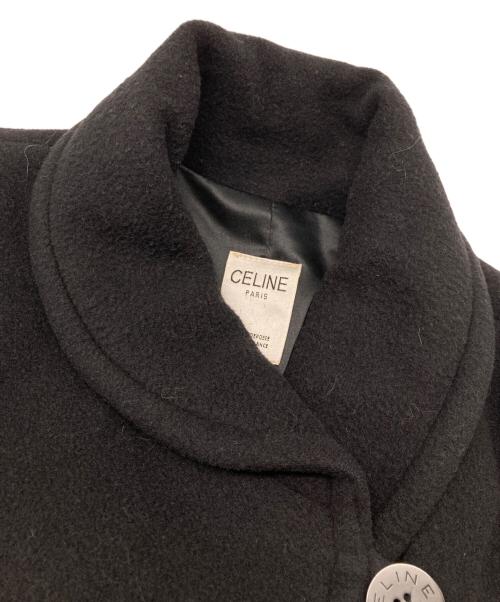 CELINE（セリーヌ）CELINE (セリーヌ) ショールカラーコート ブラック サイズ:なしの古着・服飾アイテム