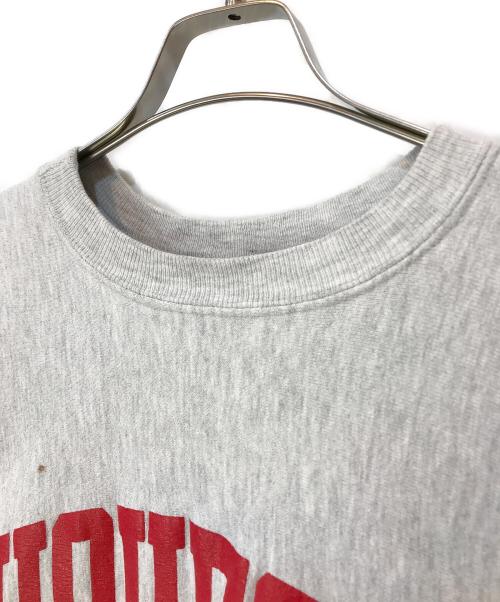 Champion REVERSE WEAVE（チャンピオン リバース ウィーブ）Champion REVERSE WEAVE (チャンピオン リバース ウィーブ) 90s DUQUESNE プリントスウエット グレー サイズ:Lの古着・服飾アイテム