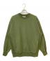 Acy（エイシー）の古着「GARMENT DYE CREW NECK SWEAT」｜グリーン