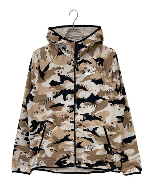 NIKE（ナイキ）NIKE (ナイキ) DRI-FIT TMウーブン 2L CMOジャケット ベージュ サイズ:L 未使用品の古着・服飾アイテム