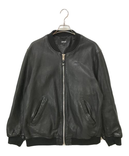 Schott（ショット）Schott (ショット) LEATHER JACKET BOWERY ブラック サイズ:2XLの古着・服飾アイテム