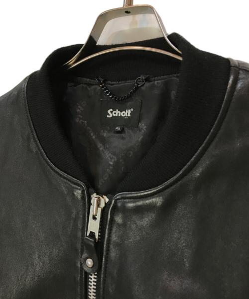 Schott（ショット）Schott (ショット) LEATHER JACKET BOWERY ブラック サイズ:2XLの古着・服飾アイテム
