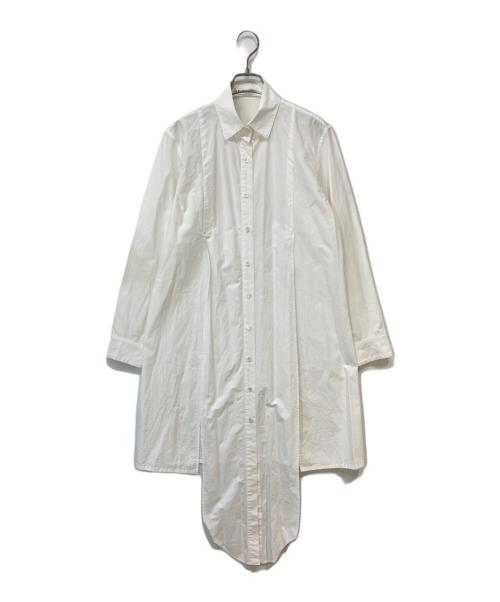 AKIKOAOKI（アキコアオキ）AKIKOAOKI (アキコアオキ) シャツワンピース ホワイト サイズ:38の古着・服飾アイテム