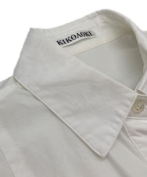 AKIKOAOKI（アキコアオキ）AKIKOAOKI (アキコアオキ) シャツワンピース ホワイト サイズ:38の古着・服飾アイテム