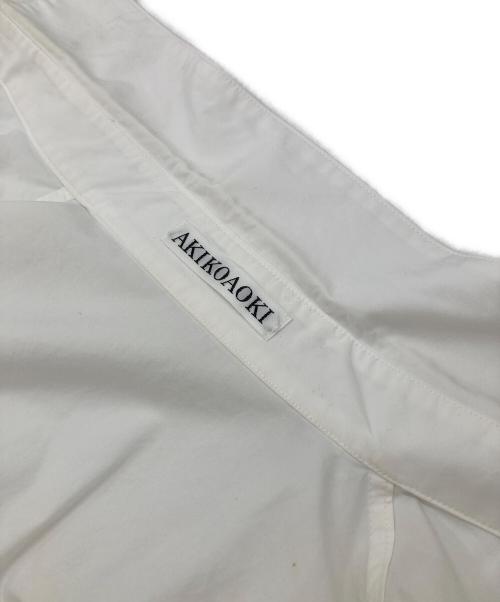 AKIKOAOKI（アキコアオキ）AKIKOAOKI (アキコアオキ) シャツワンピース ホワイト サイズ:38の古着・服飾アイテム