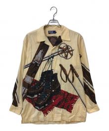 POLO RALPH LAUREN（ポロ・ラルフローレン）の古着「Vintage SKI L/S Shirt」｜イエロー