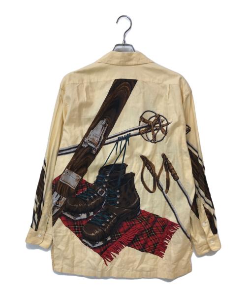 POLO RALPH LAUREN（ポロ・ラルフローレン）POLO RALPH LAUREN (ポロ・ラルフローレン) Vintage SKI L/S Shirt イエロー サイズ:Lの古着・服飾アイテム