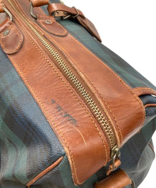 POLO RALPH LAUREN（ポロ・ラルフローレン）POLO RALPH LAUREN (ポロ・ラルフローレン) タータンチェック ボストンバッグ グリーン サイズ:-の古着・服飾アイテム