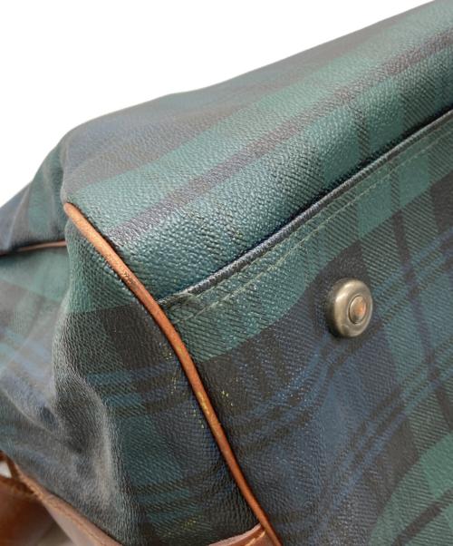POLO RALPH LAUREN（ポロ・ラルフローレン）POLO RALPH LAUREN (ポロ・ラルフローレン) タータンチェック ボストンバッグ グリーン サイズ:-の古着・服飾アイテム