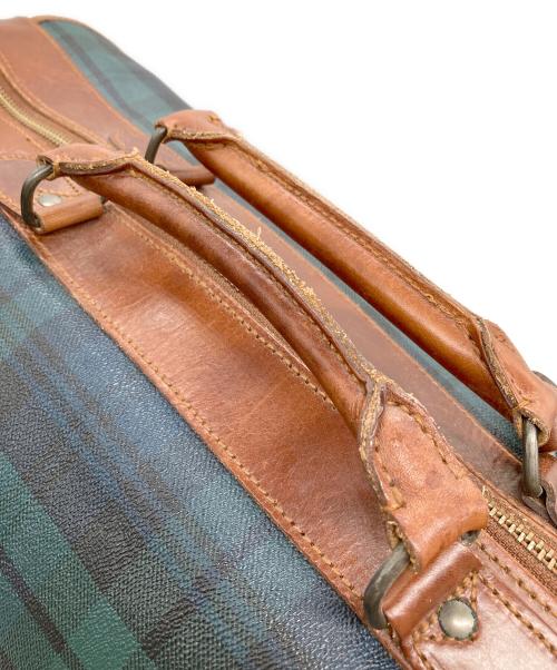 POLO RALPH LAUREN（ポロ・ラルフローレン）POLO RALPH LAUREN (ポロ・ラルフローレン) タータンチェック ボストンバッグ グリーン サイズ:-の古着・服飾アイテム