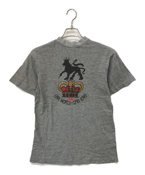 stussy（ステューシー）stussy (ステューシー) 90’SプリントＴシャツ グレー サイズ:Sの古着・服飾アイテム