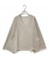 L'Appartement Lisiere（アパルトモンリジェール）の古着「PIMA COTTON SILK VNECK KNIT」｜ベージュ