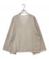 L'Appartement Lisiere (アパルトモンリジェール) PIMA COTTON SILK VNECK KNIT ベージュ サイズ:-：11000円