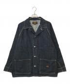 NEIGHBORHOODネイバーフッド）の古着「S.C.C./C-JKT デニムカバーオール」｜インディゴ