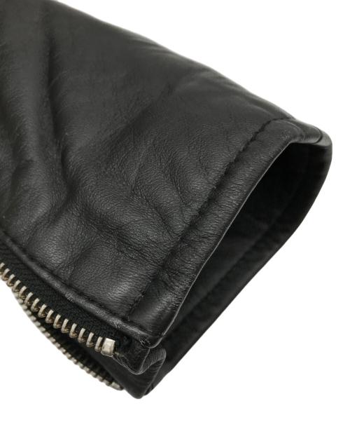 JOURNAL STANDARD（ジャーナルスタンダード）JOURNAL STANDARD (ジャーナルスタンダード) ラムレザー シングルライダースジャケット S/Riders ブラック サイズ:Mの古着・服飾アイテム
