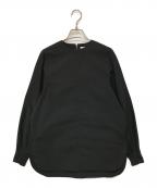 HYKEハイク）の古着「TASLAN TWILL TOP シャツブラウス」｜ブラック