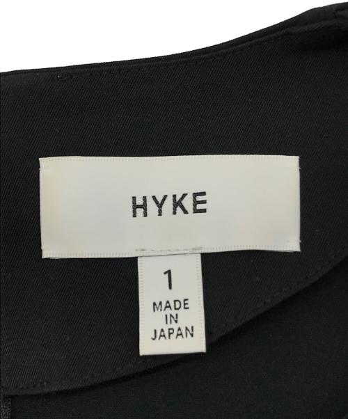 HYKE（ハイク）HYKE (ハイク) TASLAN TWILL TOP シャツブラウス ブラック サイズ:1の古着・服飾アイテム