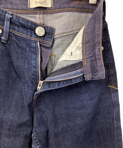 YANUK（ヤヌーク）YANUK (ヤヌーク) ストレート ワンウォッシュデニム インディゴ サイズ:Sの古着・服飾アイテム