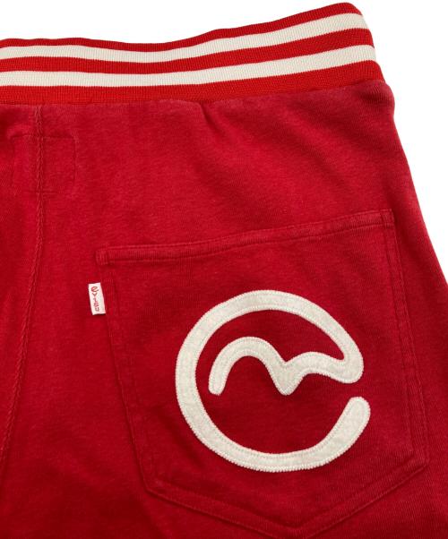 EVISU（エヴィス）EVISU (エヴィス) スウェットパンツ レッド サイズ:40の古着・服飾アイテム