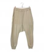 Champion×RICK OWENSチャンピオン×リックオウエンス）の古着「PRISONER DRAWSTRING イージー スウェットパンツ」｜ベージュ